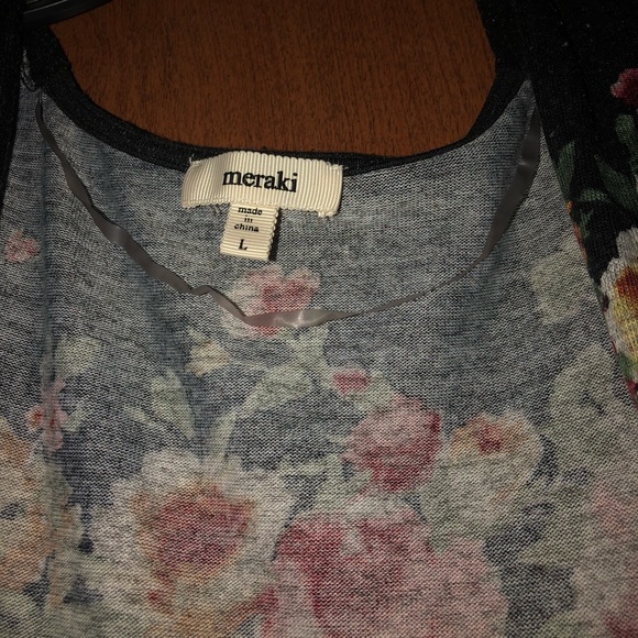 Loose Floral Print Cardigan - Picture 3 of 5